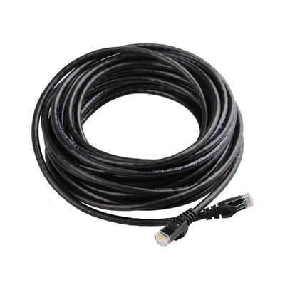 أسود 23AWG 4P CCA Cat6 Ethernet Lan Cable 3m 5m 10m 20m